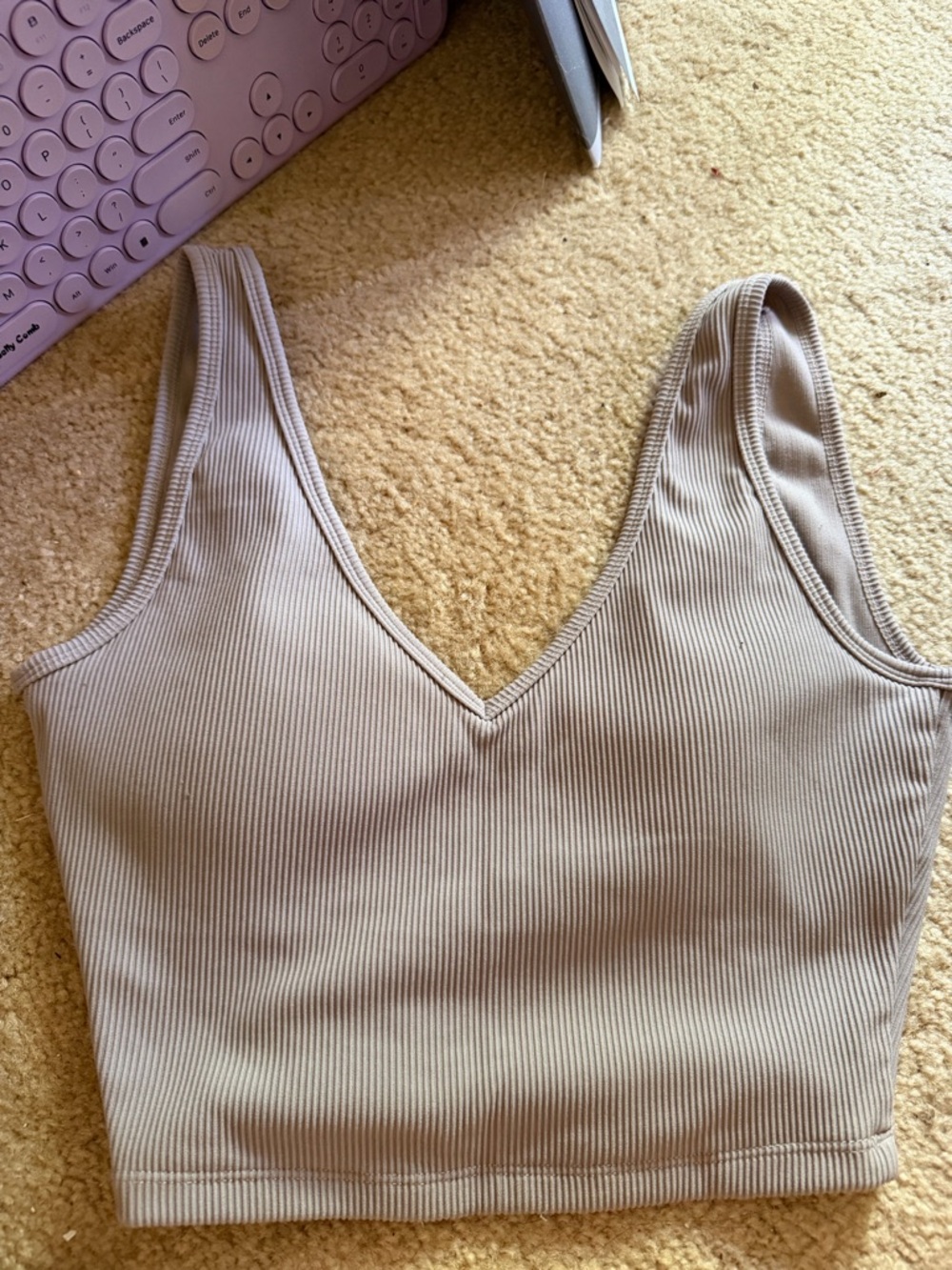 Buffbunny v-neck tank top